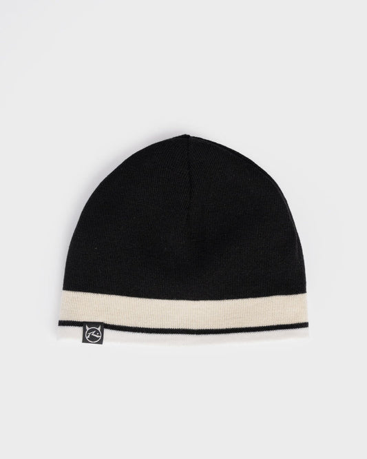 White Lines Reversible Beanie - Multi
