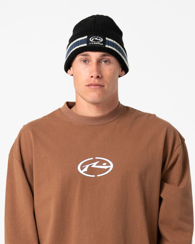 Dead Bones Reversible Beanie - Black