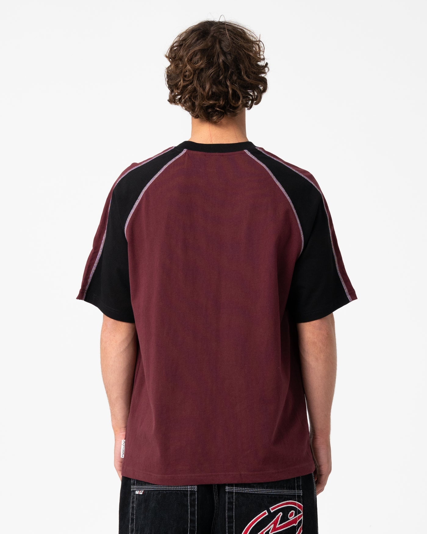 Omac Short Sleeve Tee - Burgundy
