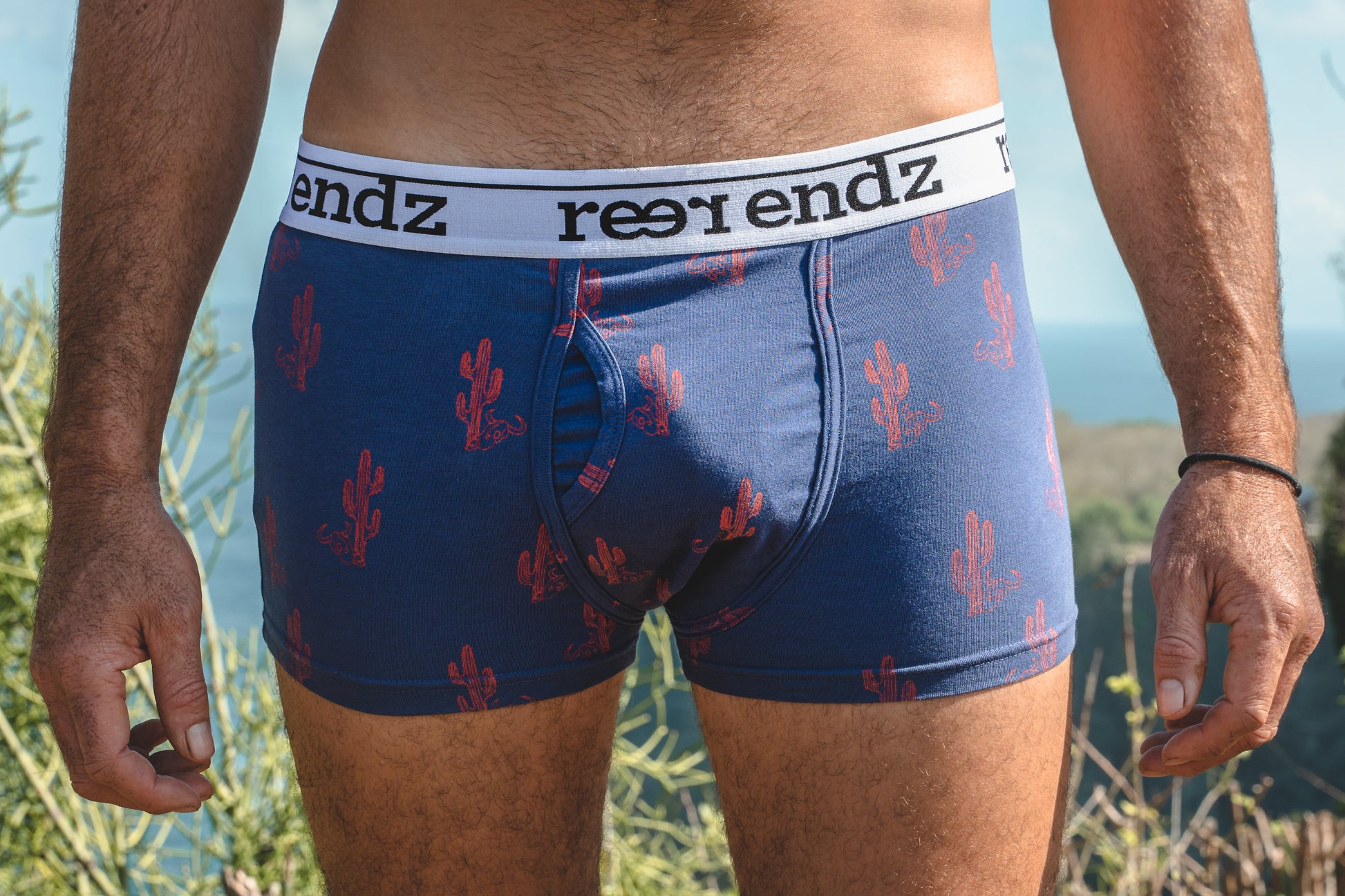 Reer Endz Organic Trunks Stranded - flat lay front