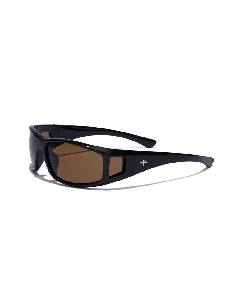 Dragster - Polished Black / Brown - Catani Clothing