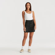 Hi Girlfriend Skirt - Black Crystal - Catani Clothing