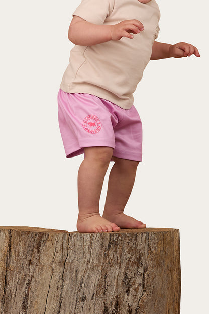 Ringers Western Ringers Babies Footy Short -  Pastel Pink / Candy (view 3)