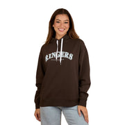 Kapuzenpullover für Damen (Varsity) – Anthrazit