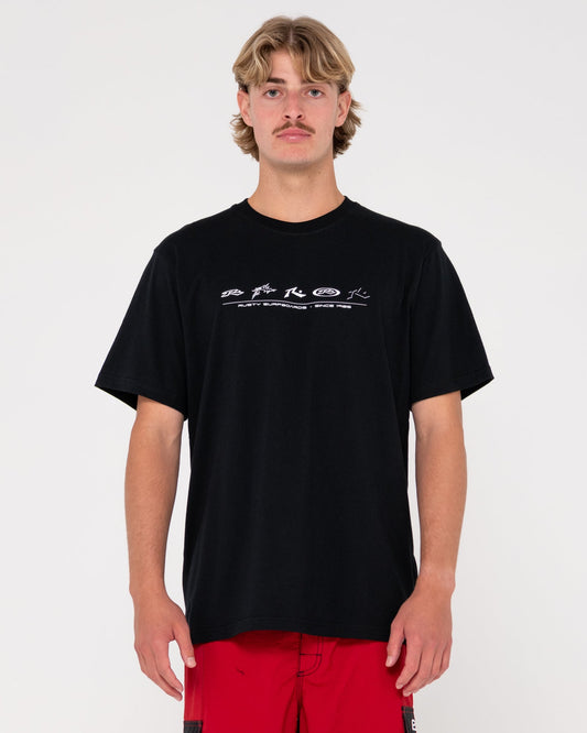 Lot And Tabouli Short Sleeve Tee - Black