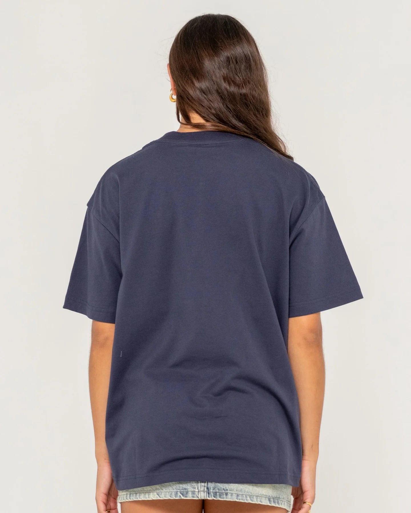Wave Rider 2.0 Oversize Tee - Navy Blue