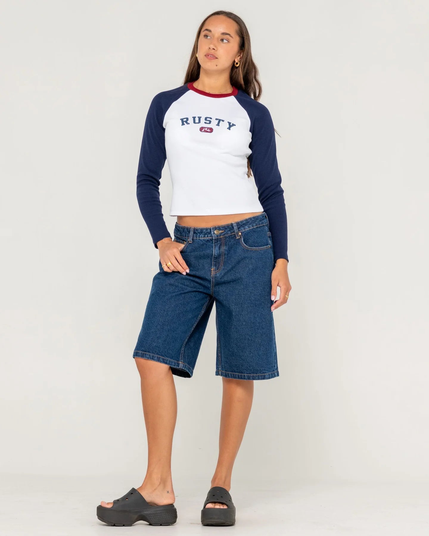 Mr Worldwide Long Sleeve Graphic Tee - White