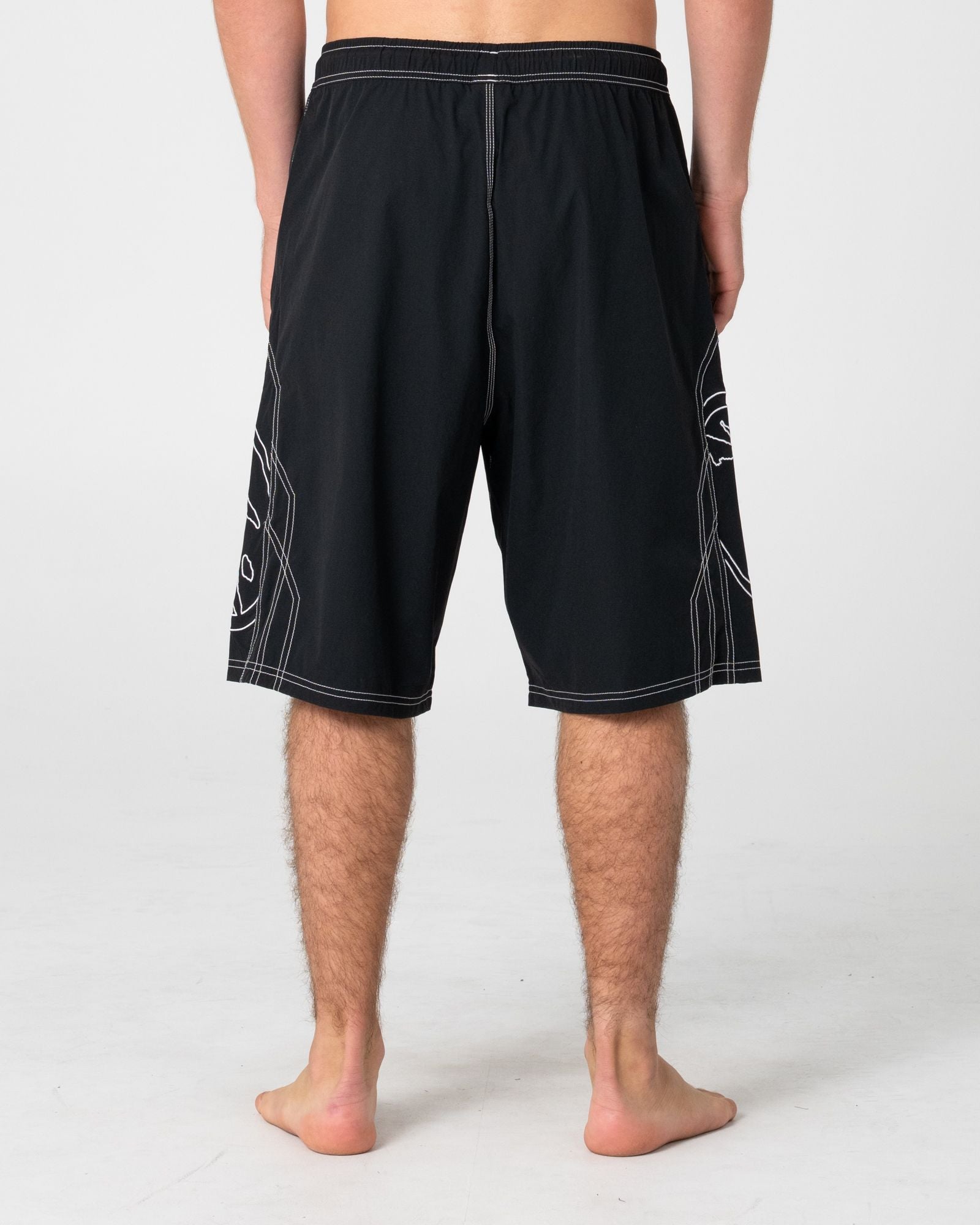 Tombstones Hybrid Waist Boardshort - Black