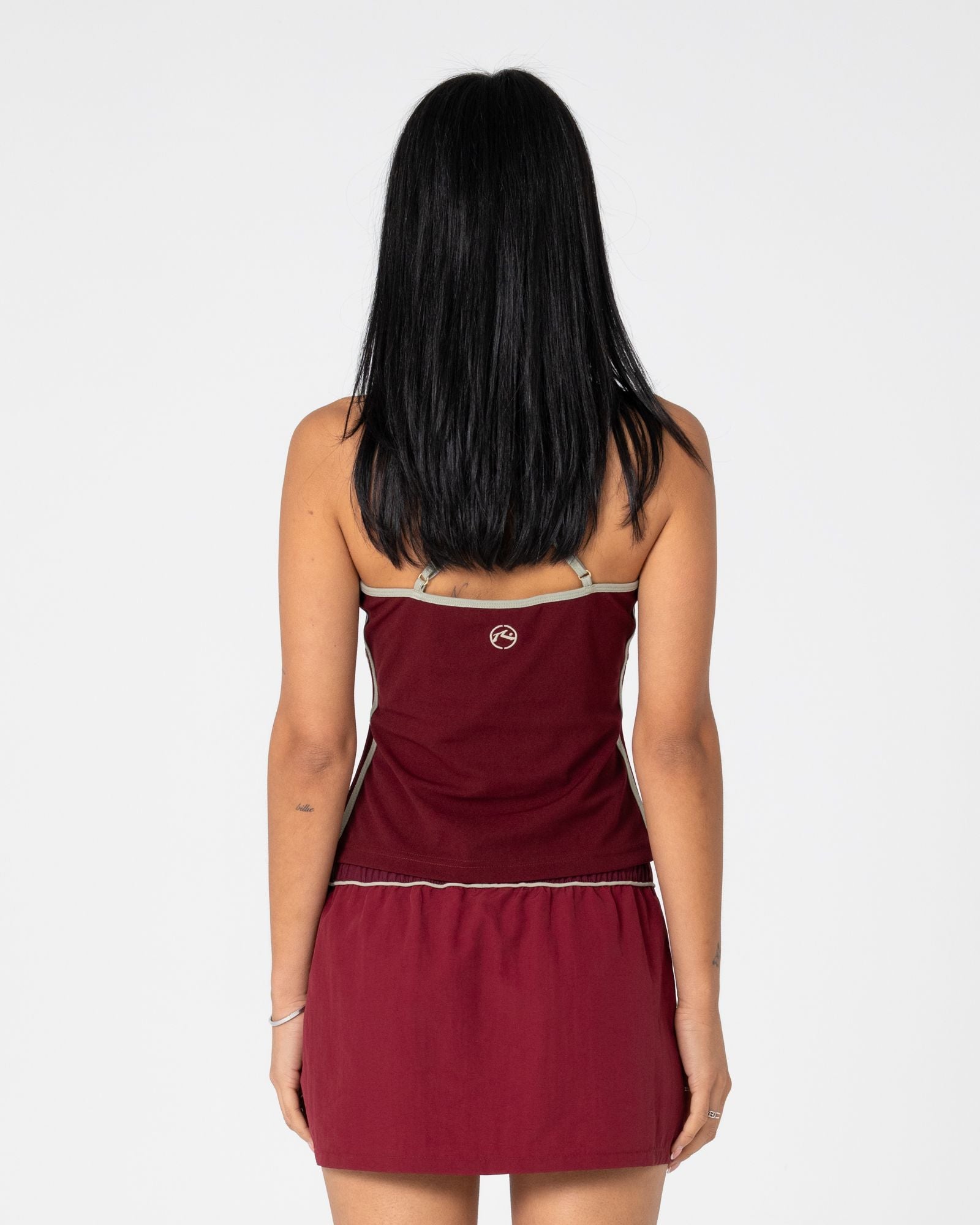 Freo King Fitted Top - Burgundy