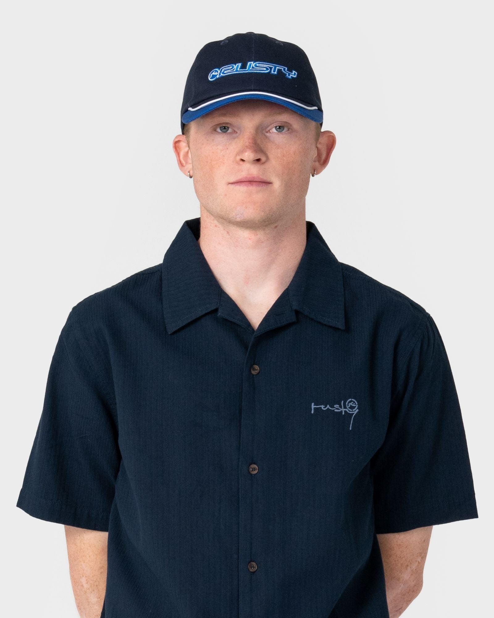 Flip Daddy Panel Dad Cap - Navy Blue 1