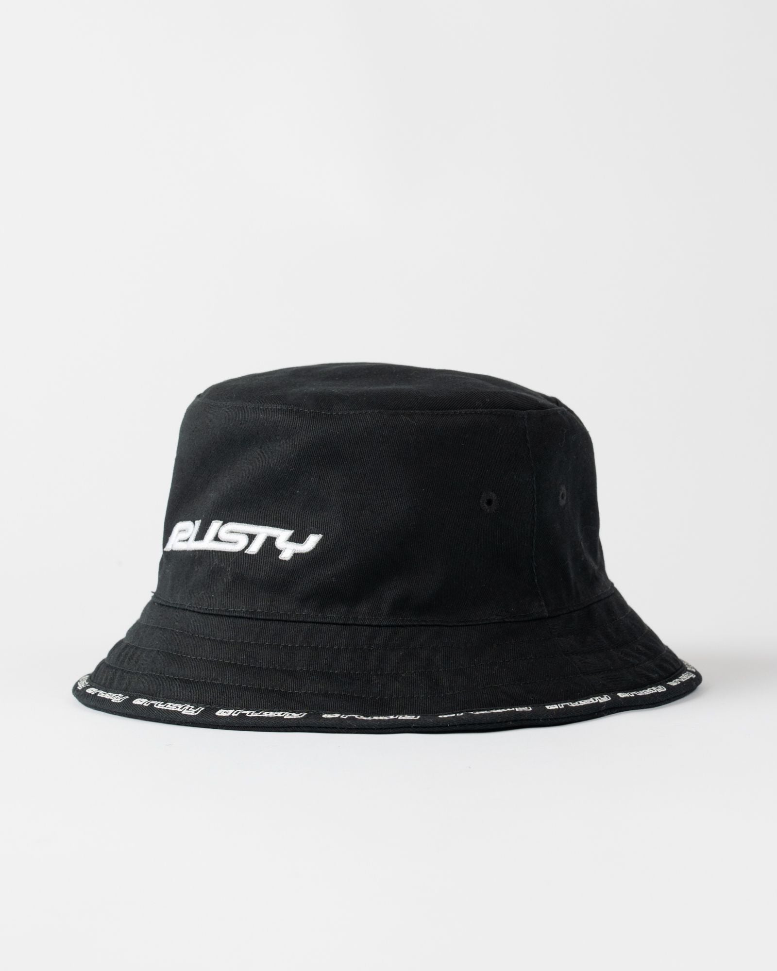 Black List Reversible Bucket Hat - Black