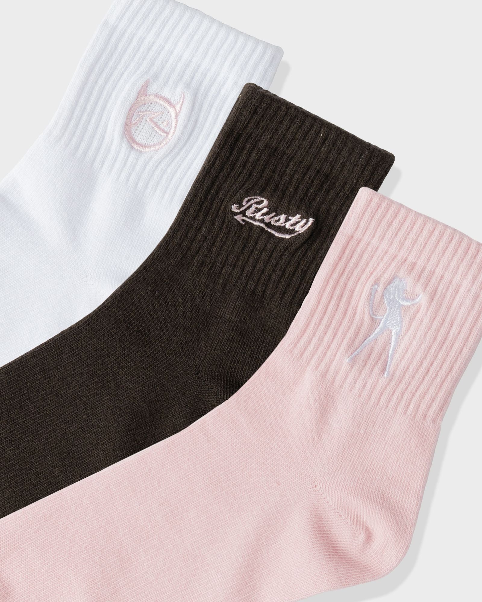 Fancy Day Crew 3-Sock Pack - Multi 8