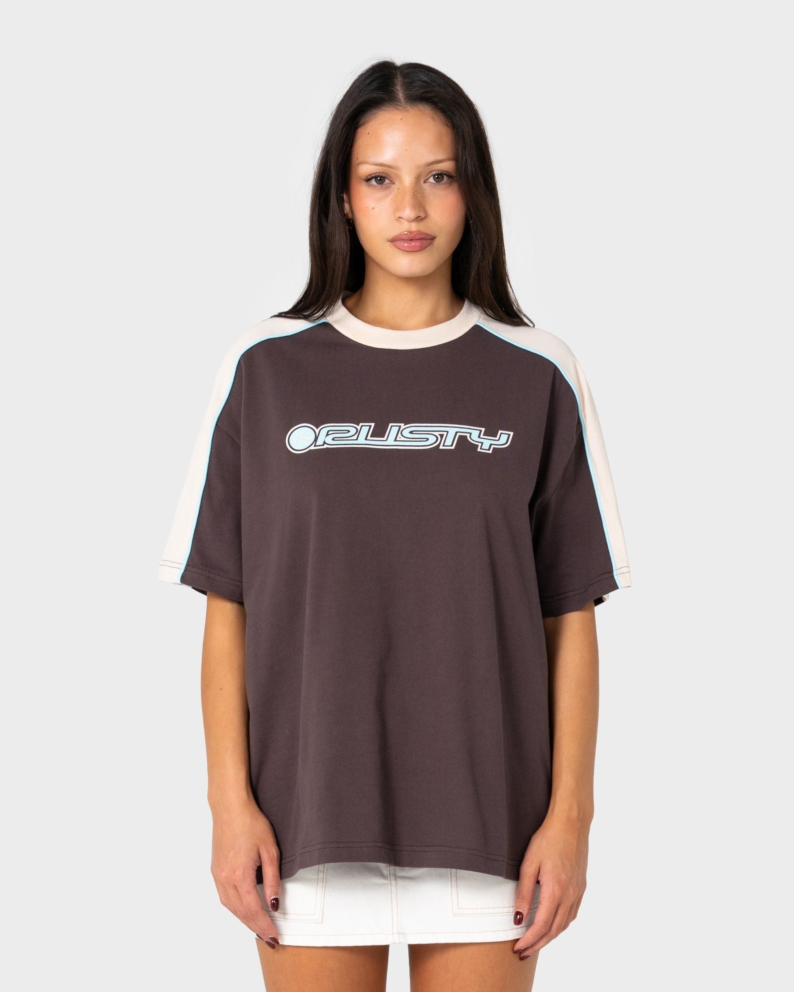 Timmy Target 220 Oversize Tee - Java / Cream