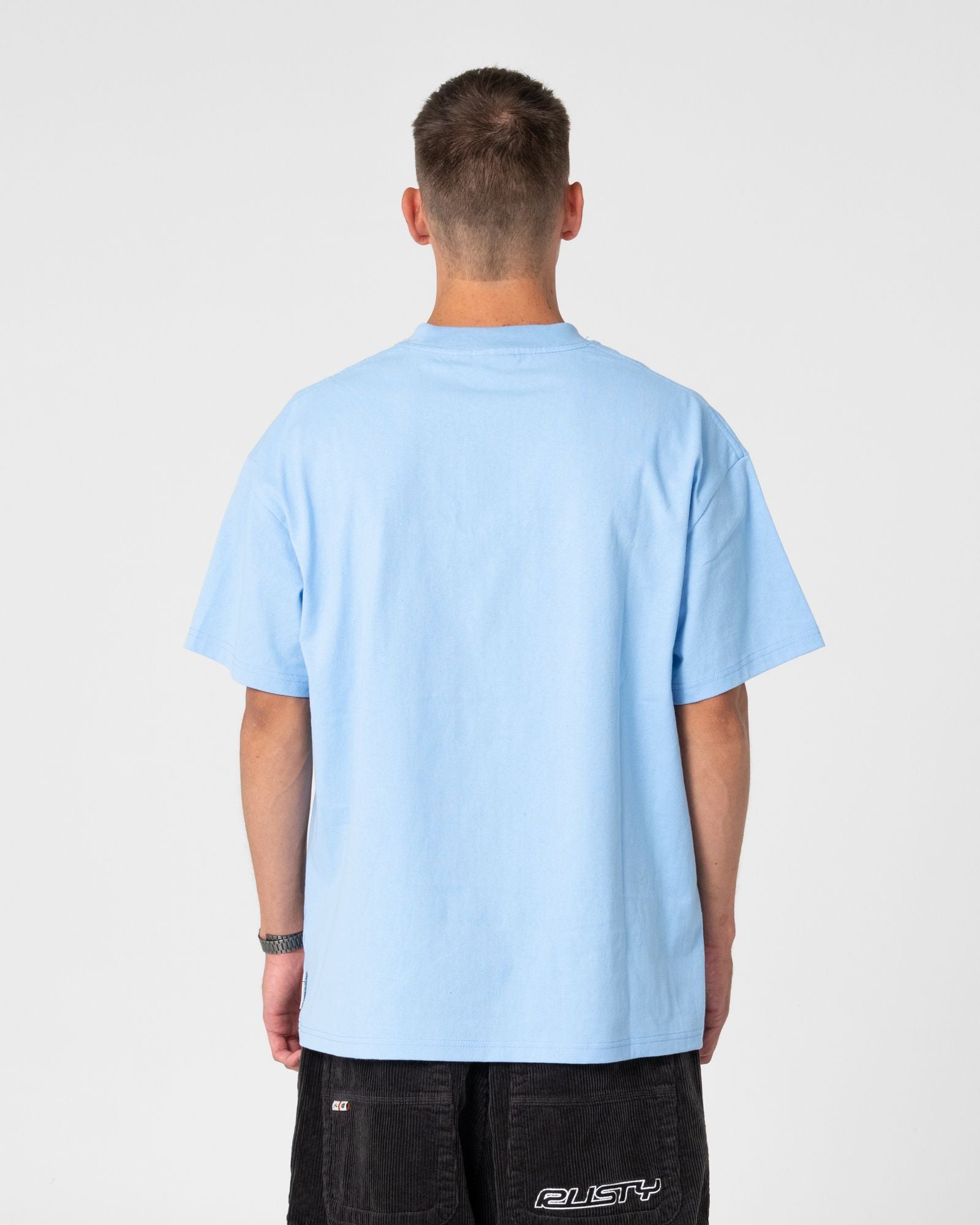 Fragment Short Sleeve Tee - Sky Blue