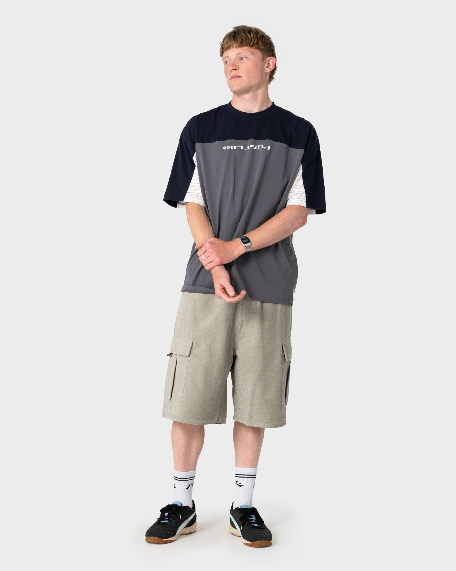 Genetika Short Sleeve Tee - Steel