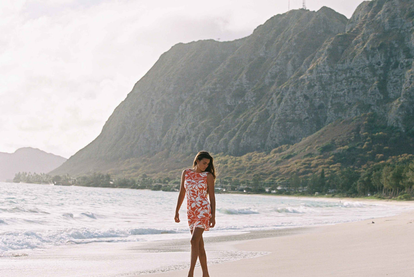Tie Back Mini Dress - Poppy Floral