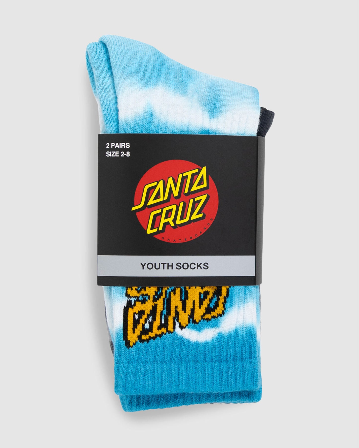Rad Stack Crew Sock - Turquoise / Black