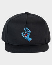 Santa Cruz Screaming Hand Snapback Cap Black