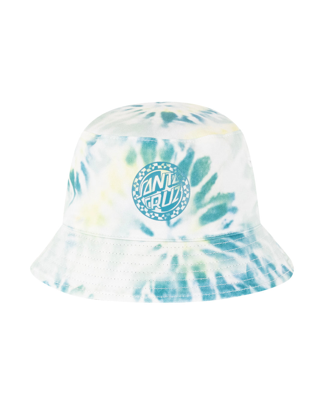 Santa Cruz Malba Crash Dot Mono Reversible Bucket Hat in Black - detail