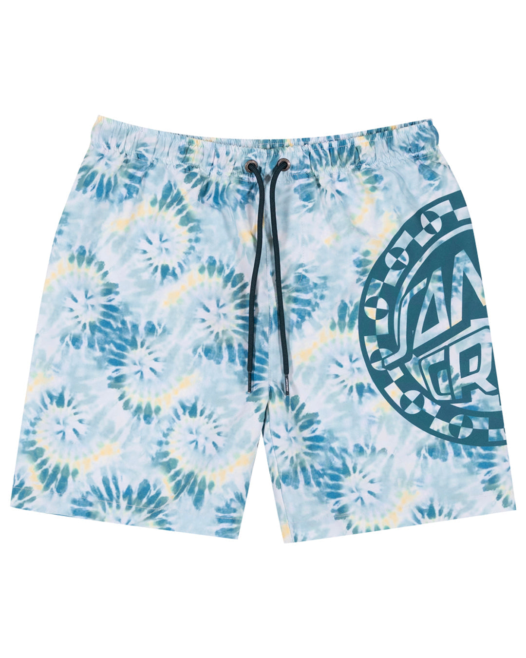 Santa Cruz Malba Crash Dot Mono Boardshort in Teal Tie Dye