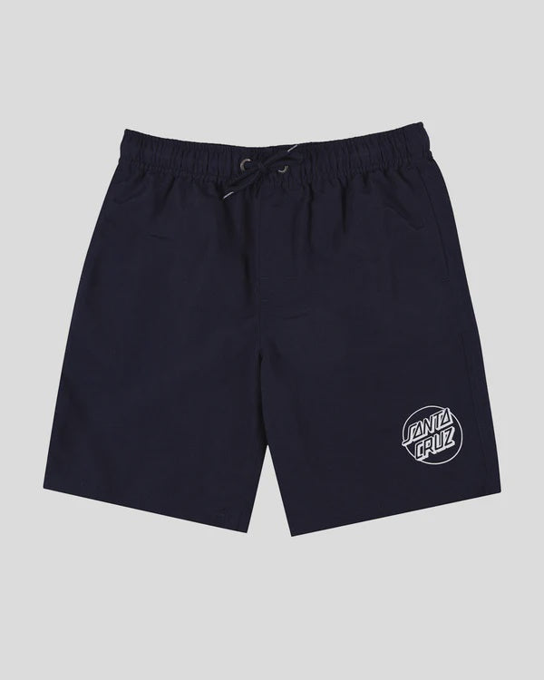 Santa Cruz Opus Dot Cruzier Beach Short in Black