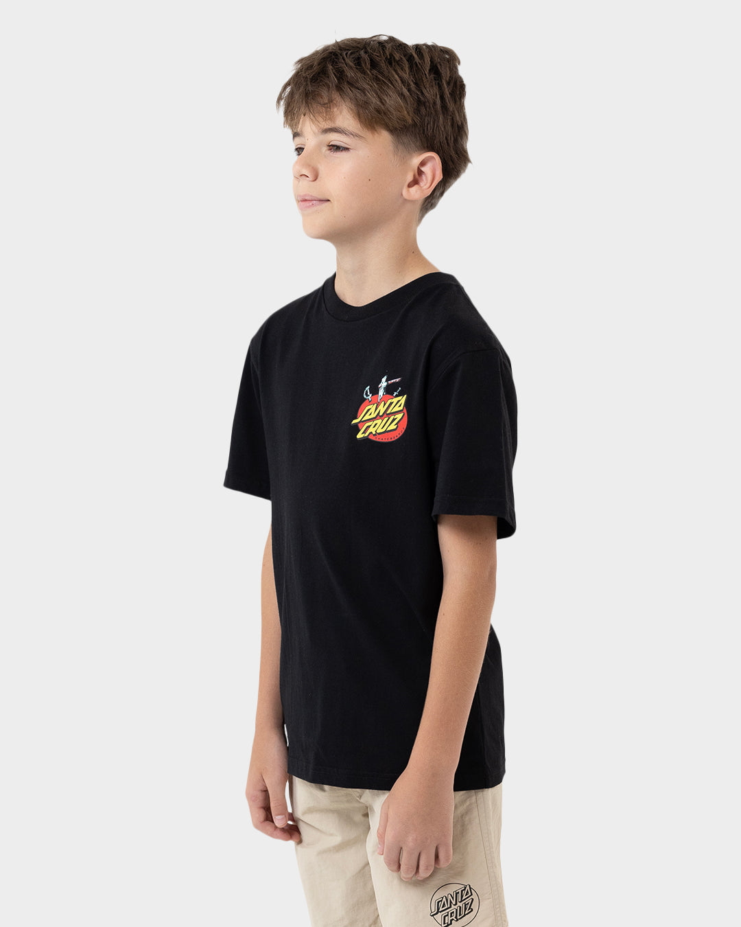 Santa Cruz Gremlin Patrol Tee Black - graphic detail