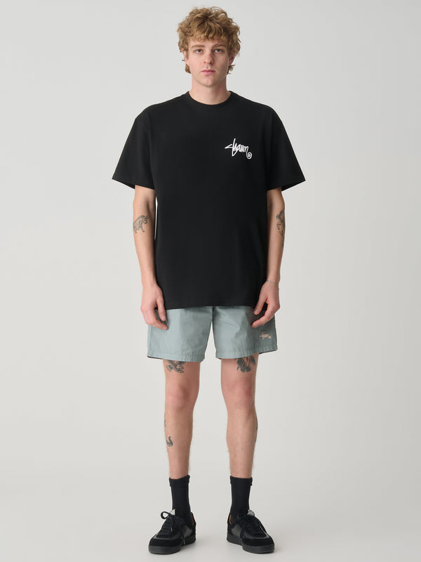 S.Double Shawn Script Tee - Black (view 4)