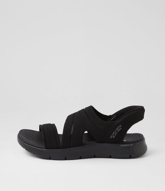 Go Walk Flex Sandal Glimmer Up - Black - Catani Clothing