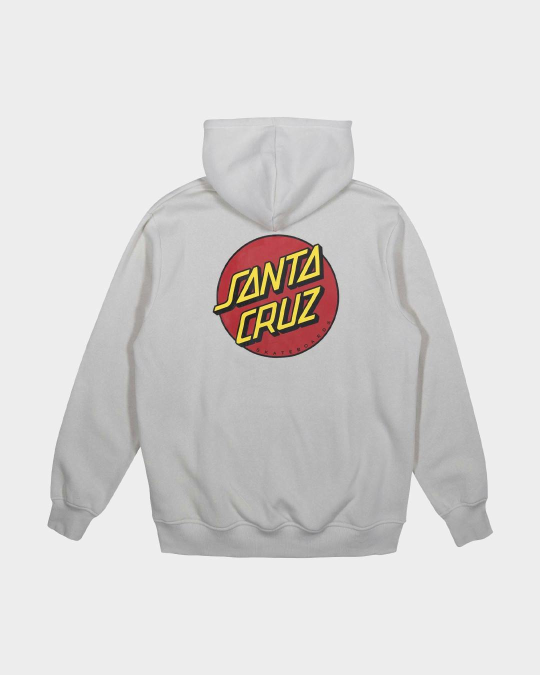 Santa Cruz Classic Dot Chest Hoody - Concrete (view 5)