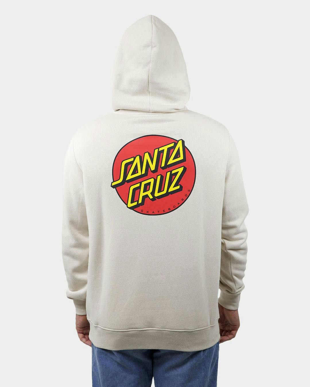 Santa Cruz Classic Dot Chest Hoody - Concrete (view 3)