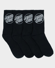Opus Dot Crew Sock - Black - Catani Clothing
