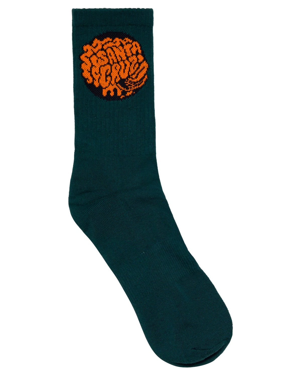 Santa Cruz Skate Brain Dot Crew Socks detail
