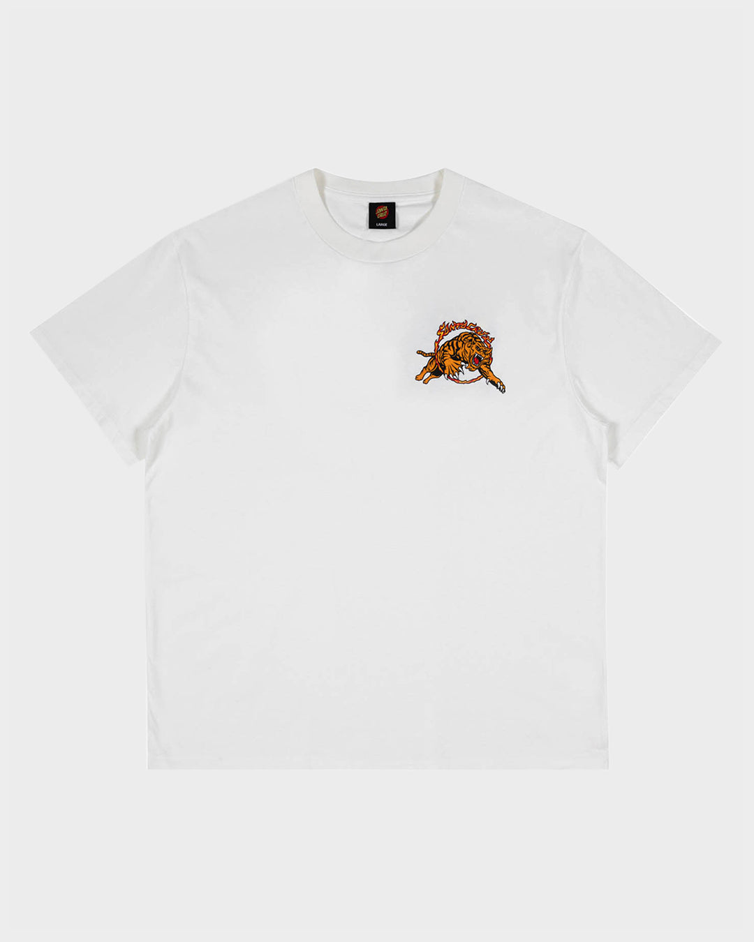 Santa Cruz Salba Tiger Redux Tee - Off White (view 3)