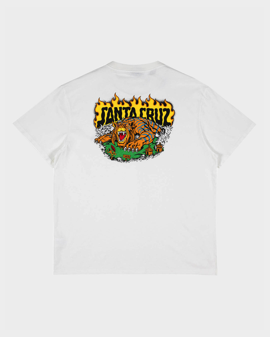 Santa Cruz Salba Tiger Redux Tee - Off White (view 4)