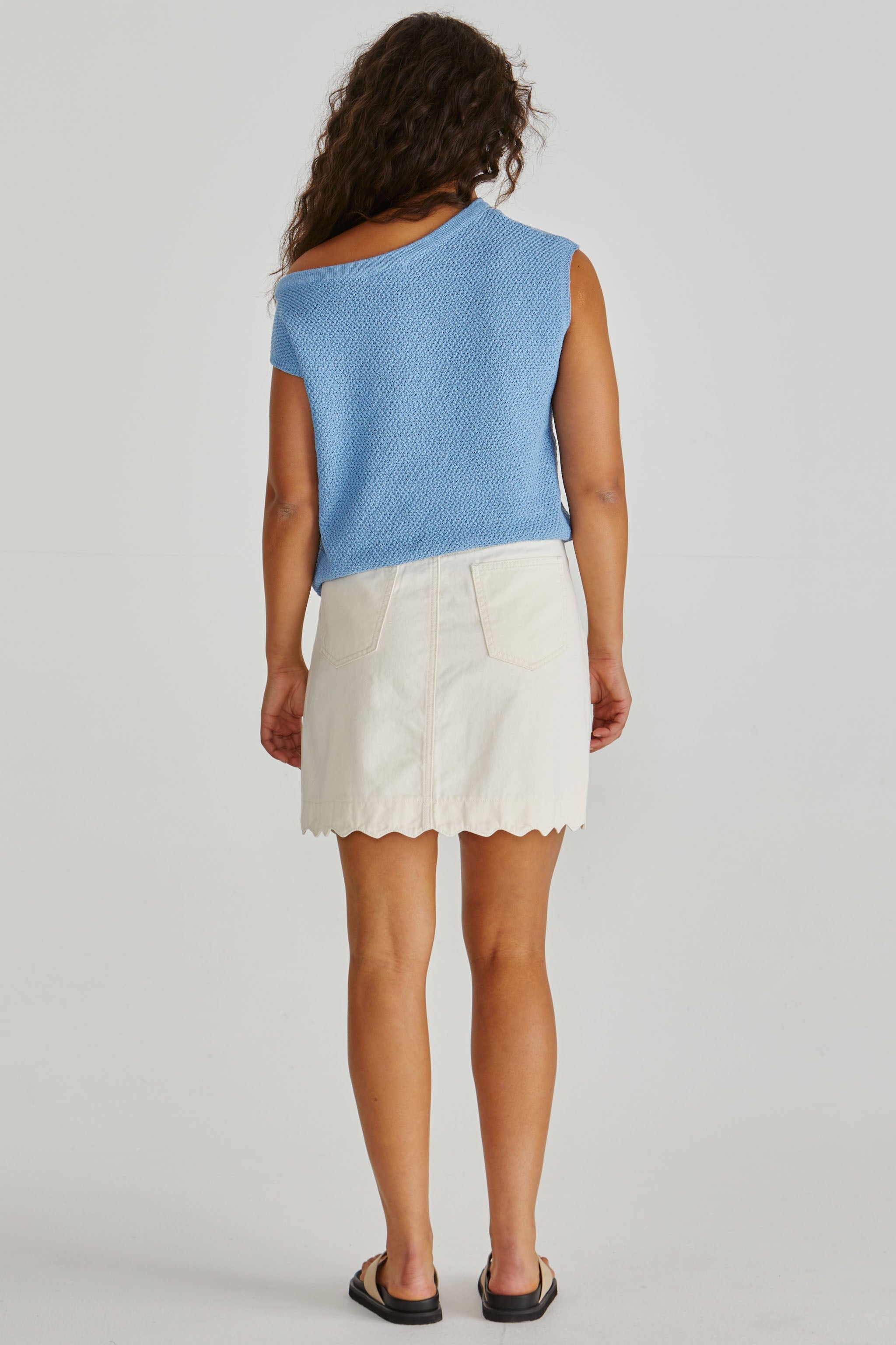 Sass Jaci Knit Top - Blue (view 4)