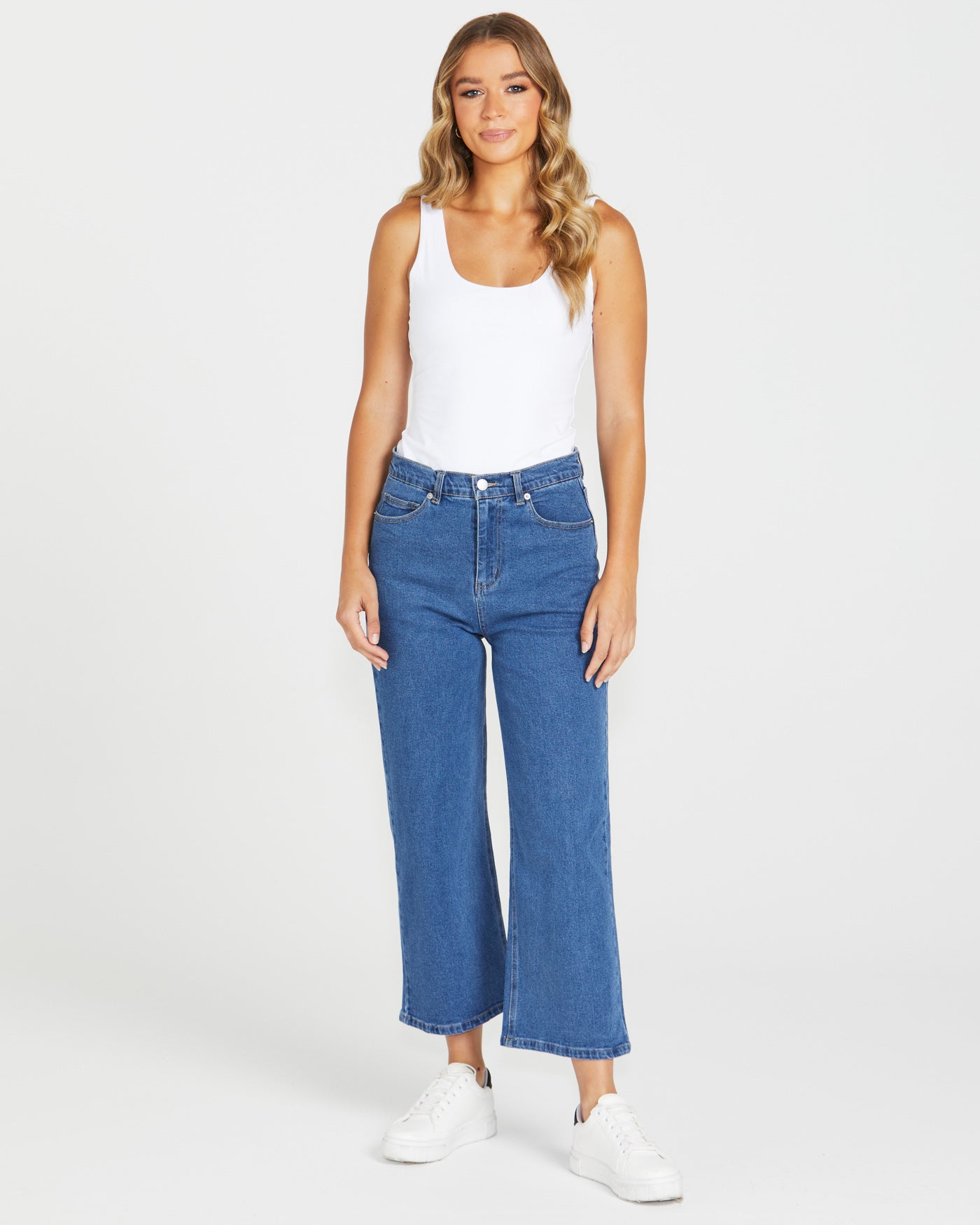 Sandy Crop Jean - 80 Wash - Catani Clothing
