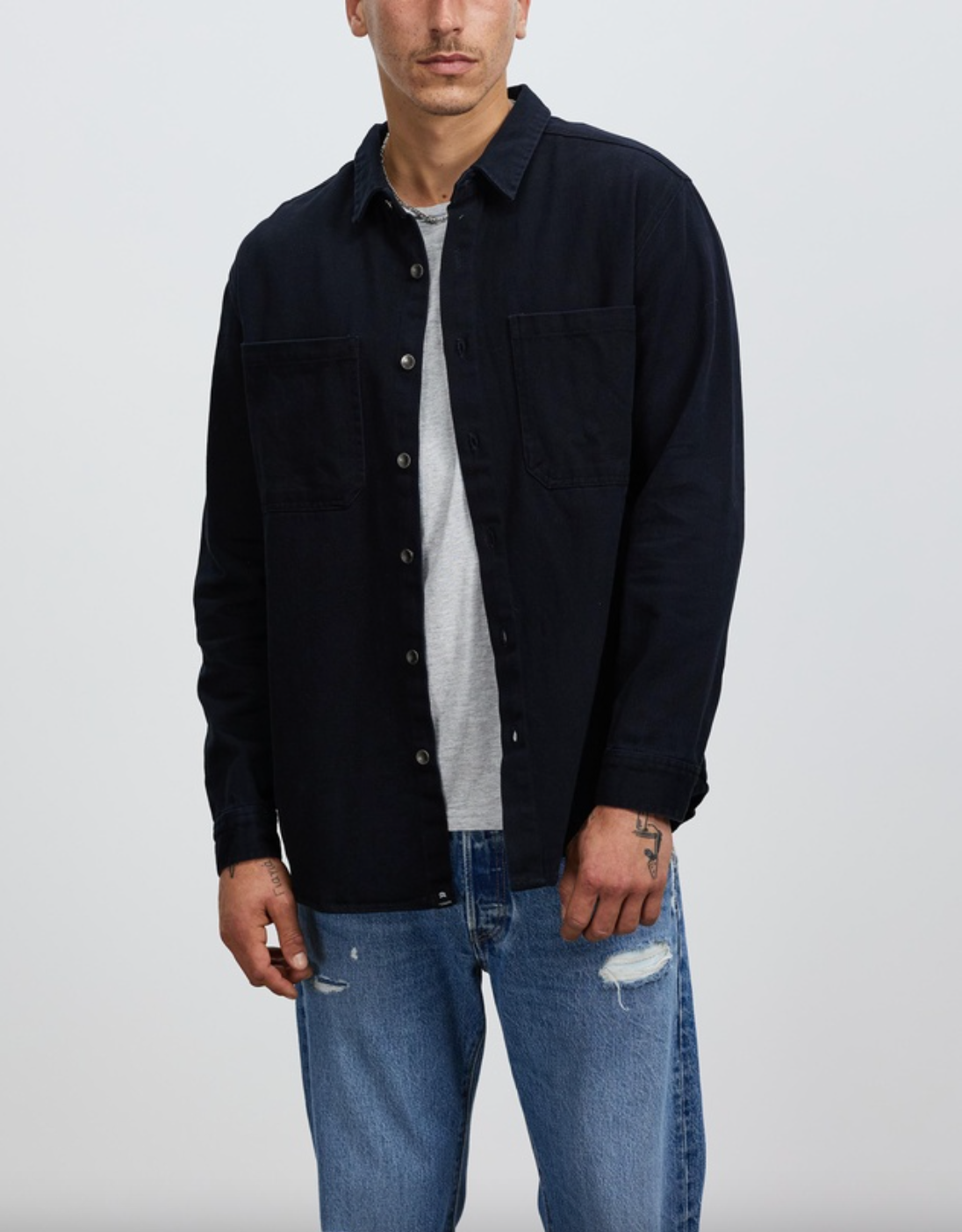 Saint Goliath Riot Overshirt - Black (view 3)