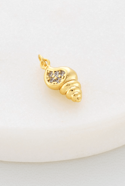 Shell Charm - Gold