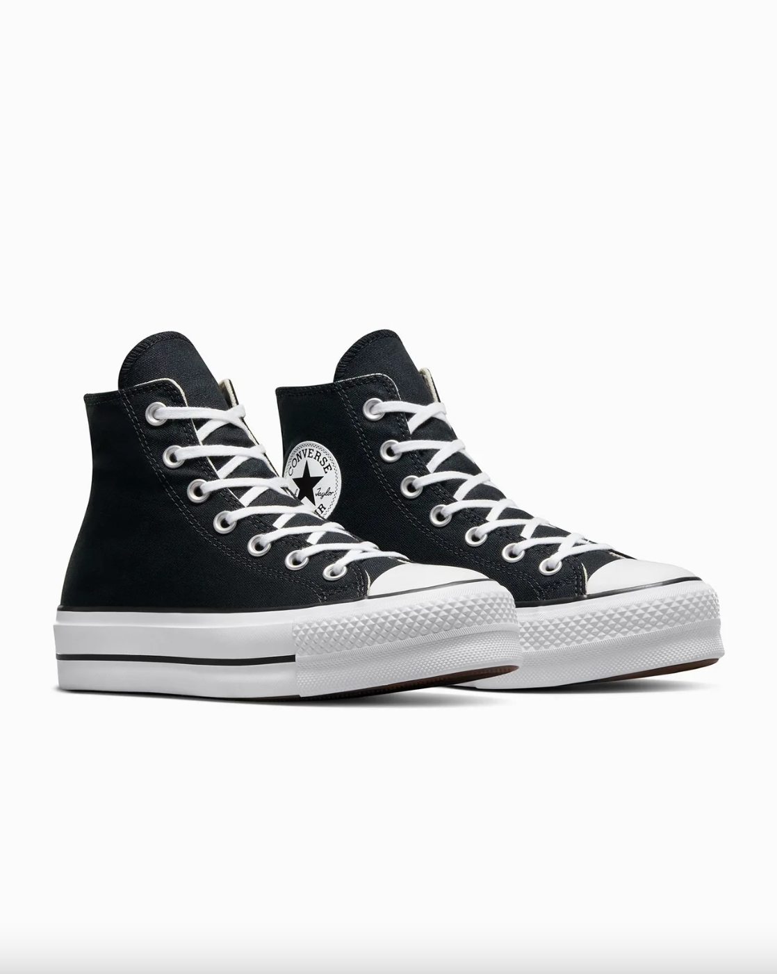 Chuck Taylor High Top Canvas Lift - Black