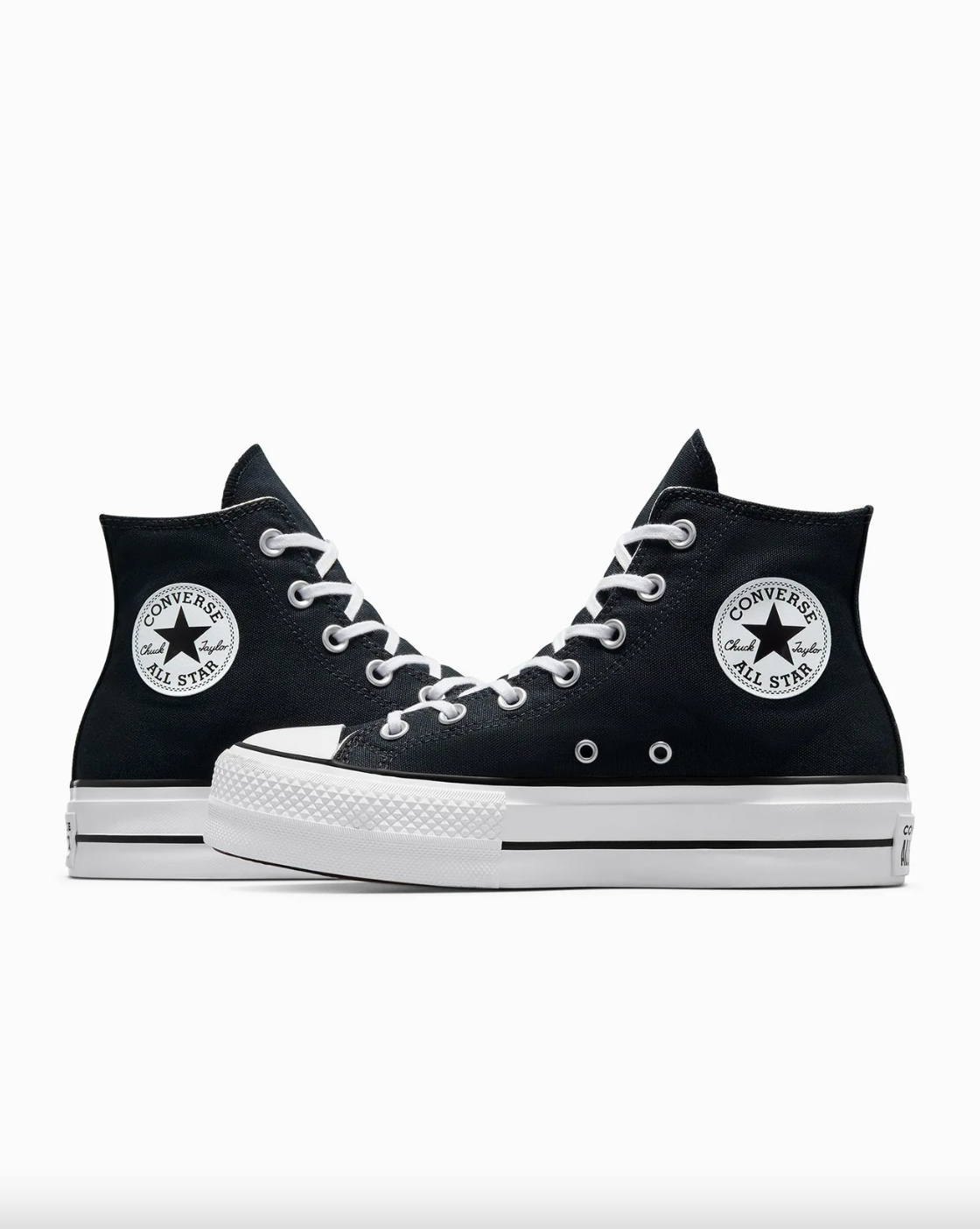 Chuck Taylor High Top Canvas Lift - Black