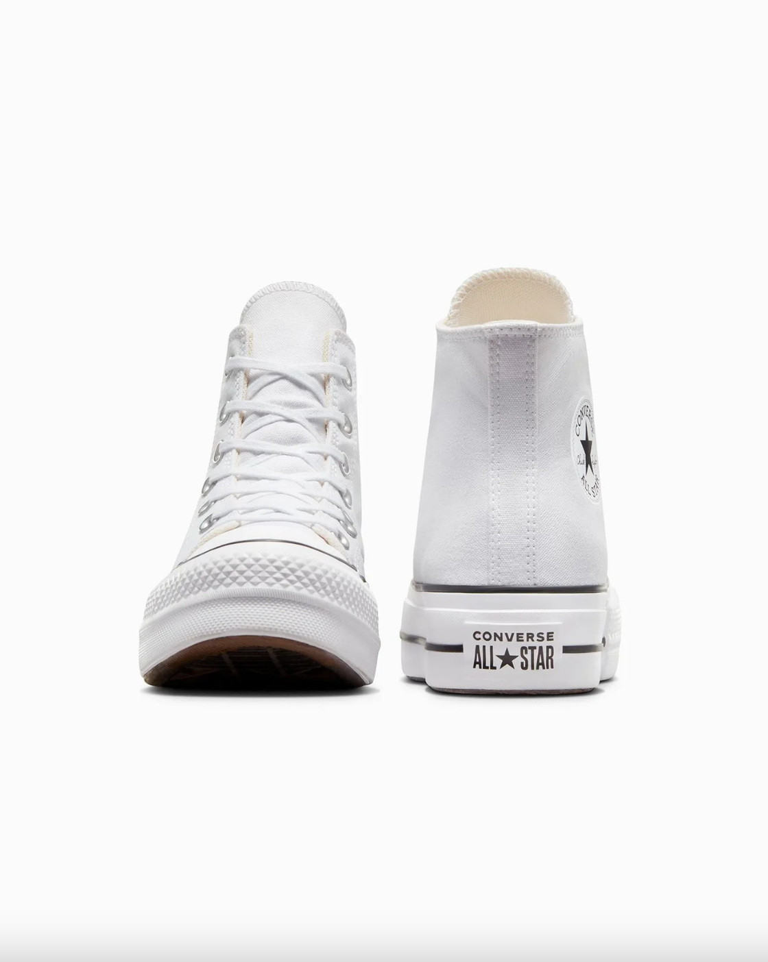 Converse Chuck Taylor High Top Canvas Lift - White (view 5)