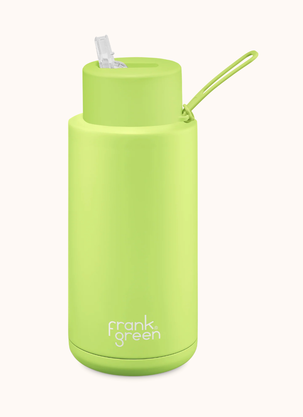 1L / 34oz - Ceramic Reusable Bottle with Straw Lid
