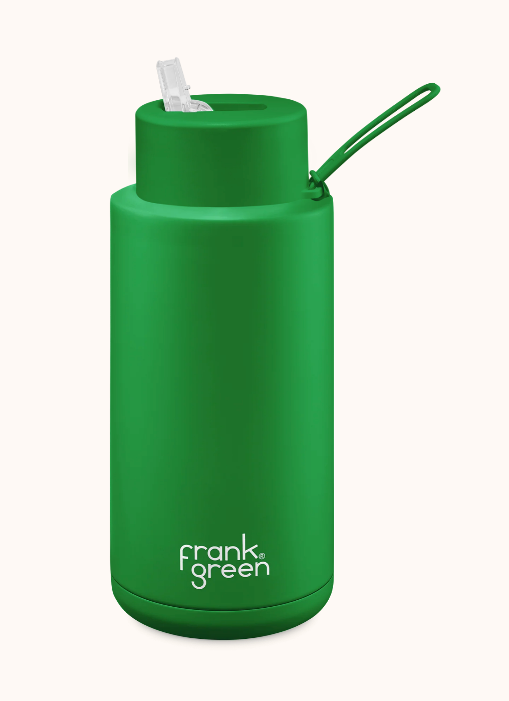 1L / 34oz - Ceramic Reusable Bottle with Straw Lid