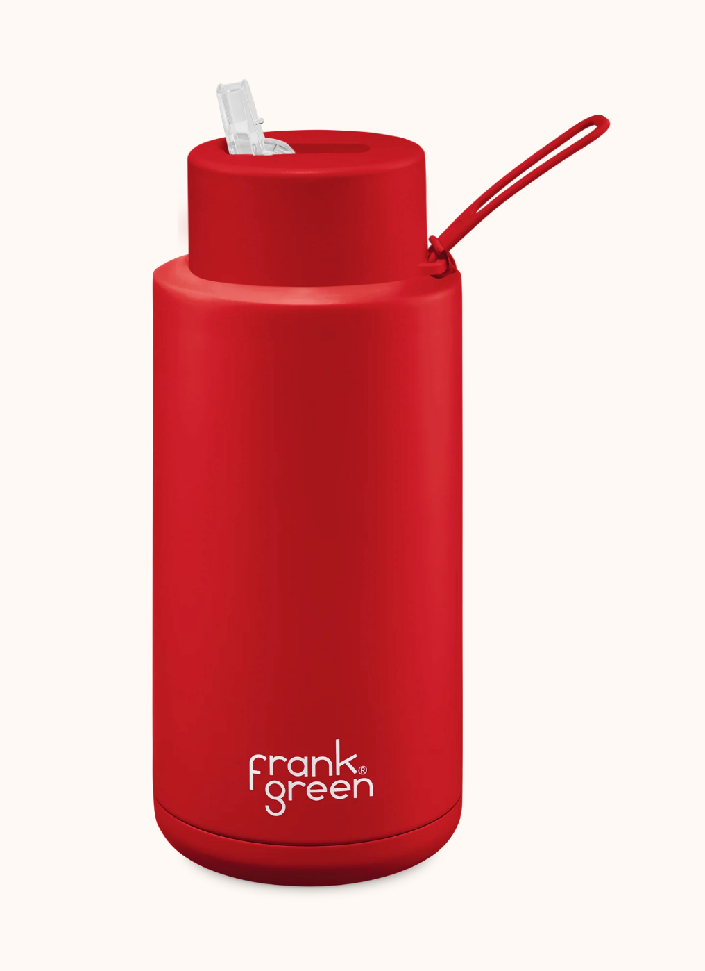 1L / 34oz - Ceramic Reusable Bottle with Straw Lid