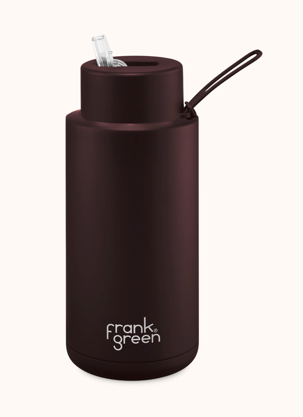 1L / 34oz - Ceramic Reusable Bottle with Straw Lid
