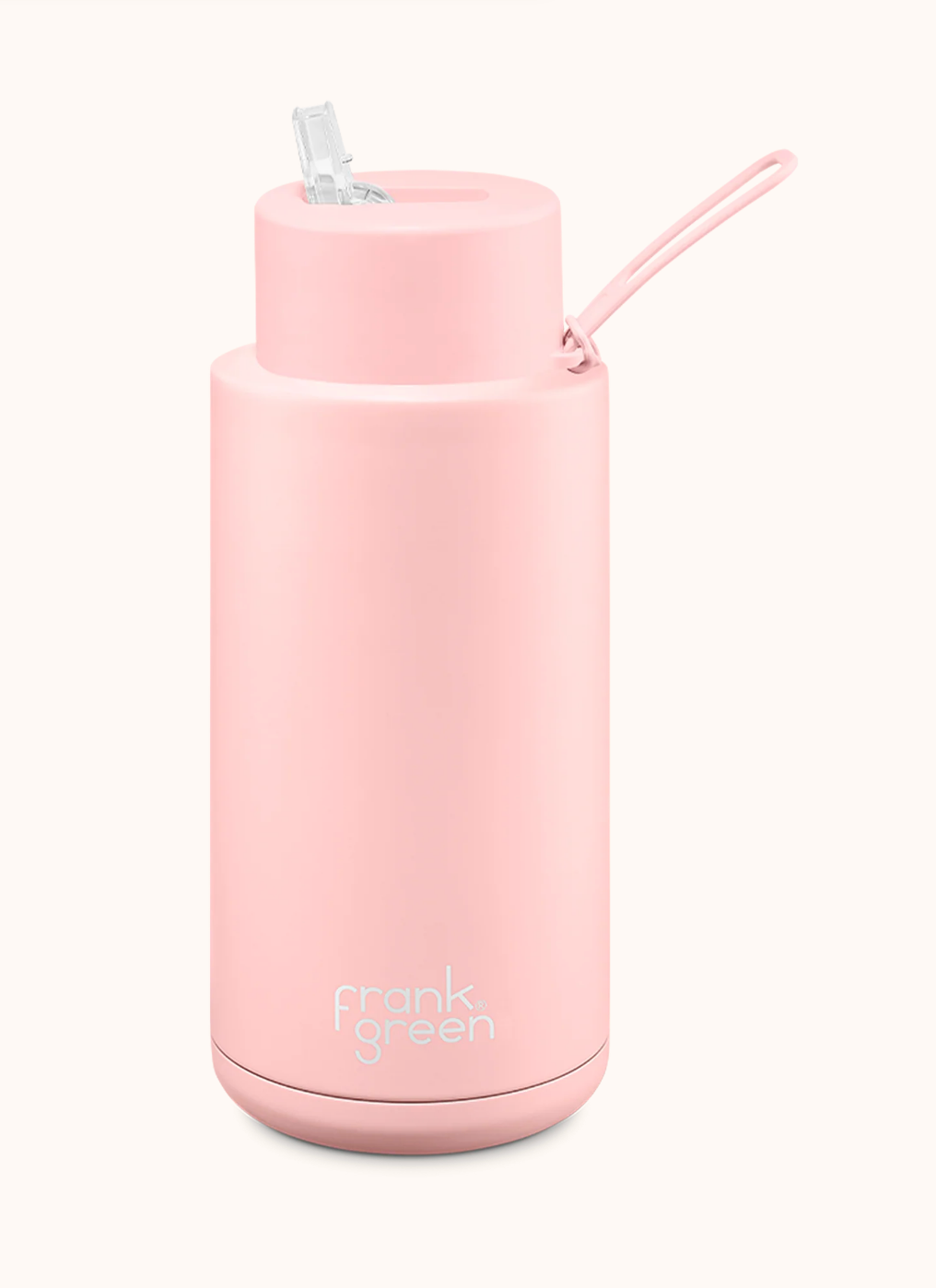 1L / 34oz - Ceramic Reusable Bottle with Straw Lid