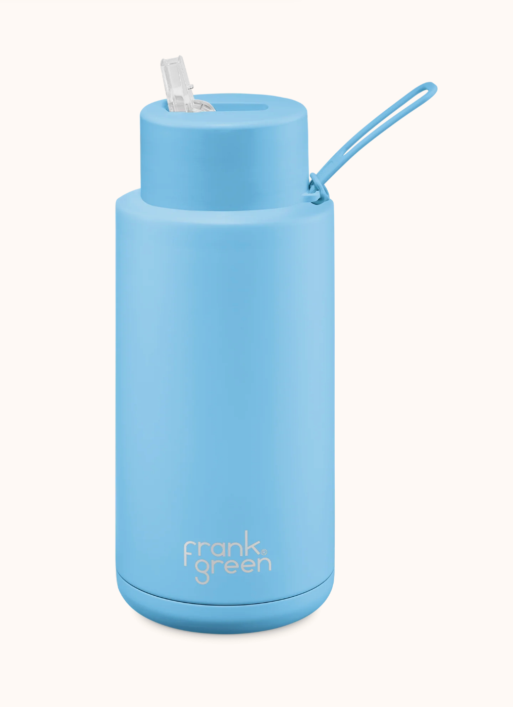 1L / 34oz - Ceramic Reusable Bottle with Straw Lid