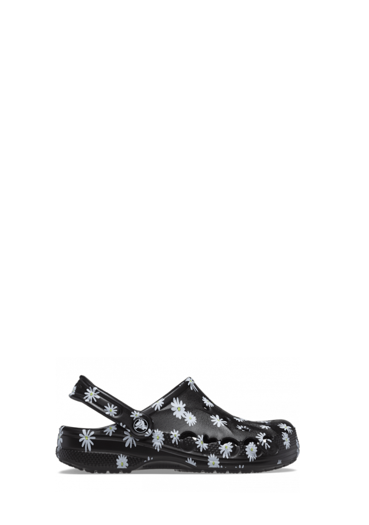 Baya Seasonal Printed Clog - Black Daisy