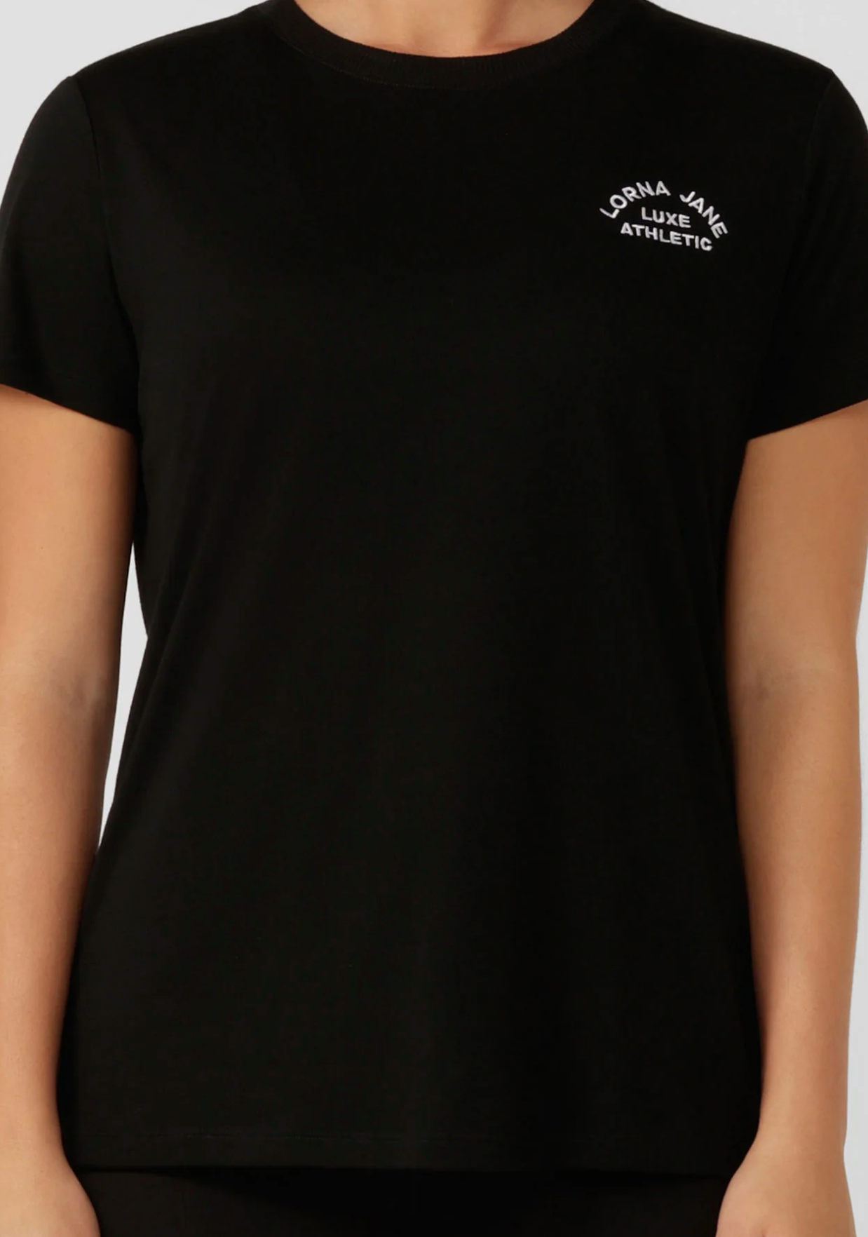 Lorna Jane Lotus Tee - Black (view 4)