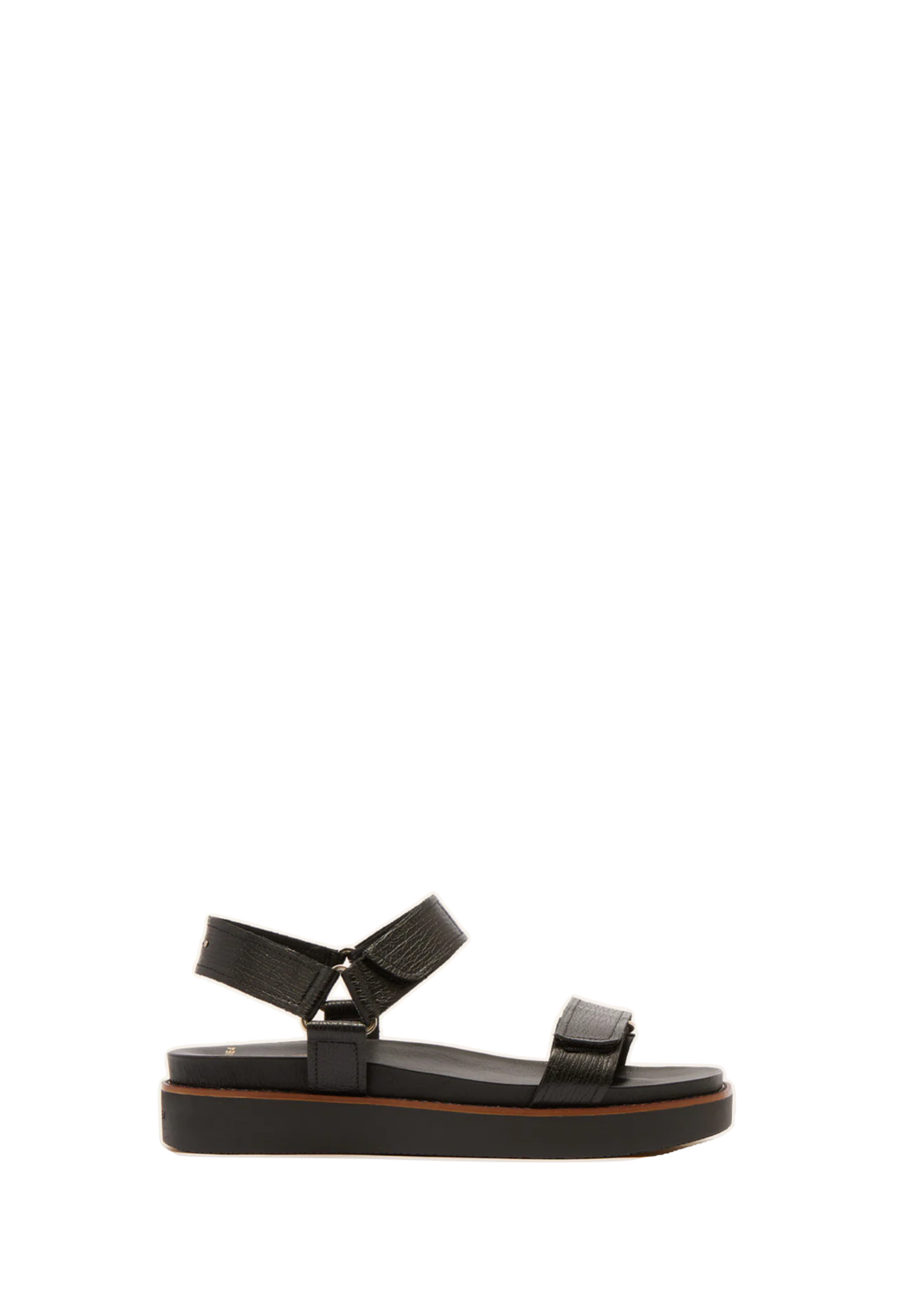 Zane Sandal - Black Grain